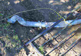 Nachbarschafsstreit, zerstrte Regenrinne